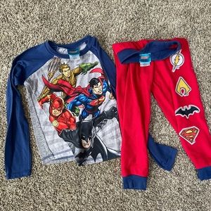 Justice League 4/5 boys pajamas